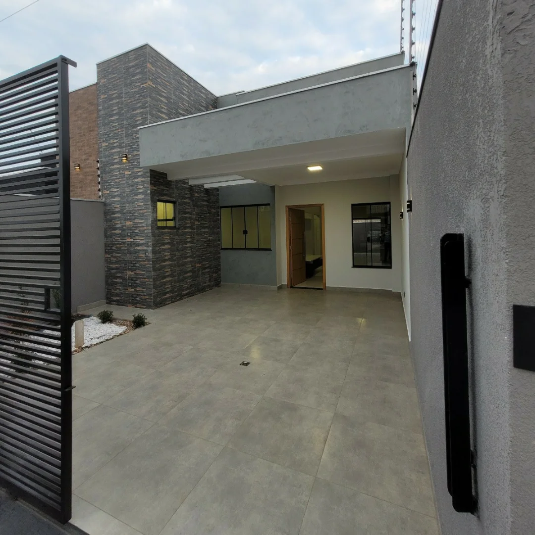 Fachada · Revestimento em pedra — MHS Construtora