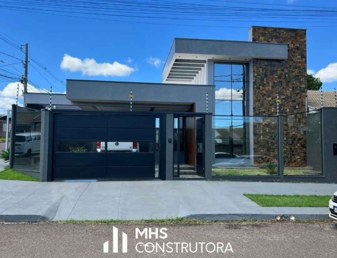 Fachada · Residência térrea — MHS Construtora